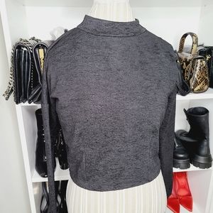 Zara long sleeve blouse black